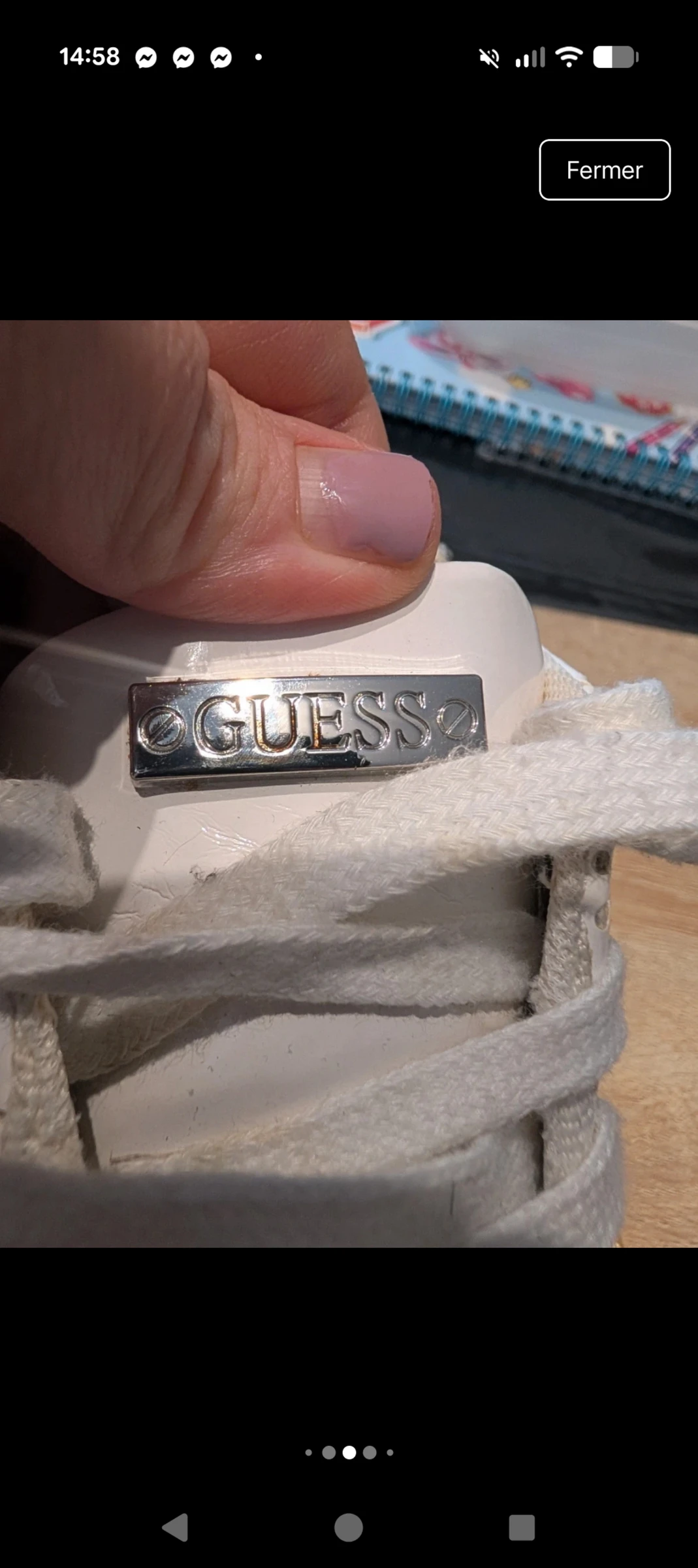 Sublimes baskets compensées de la marque GUESS.taille 37 – photo 7